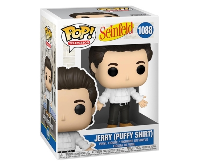 Funko POP TV: Seinfeld - Jerry with Puffy Shirt – Iconic Multicolor Collectible Figure