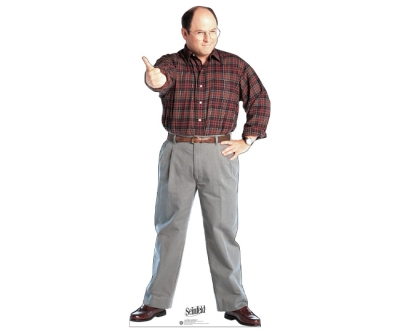 George Costanza Cardboard Cutout Standup – A Must-Have for Seinfeld Fans