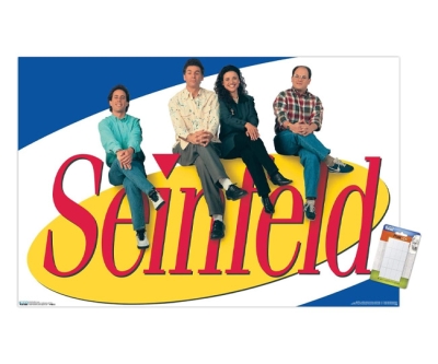 Seinfeld - Logo Wall Poster & Mount Bundle